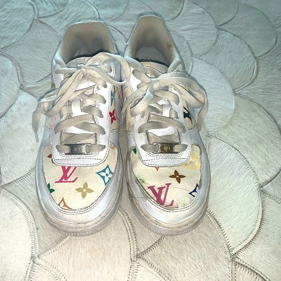 Nike Louis Vuitton Air Force One sneakers womens - Picture 1 of 5